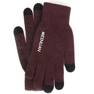 Gants tricotés à écran tactile Gants chauds antidérapants d'extérieur
