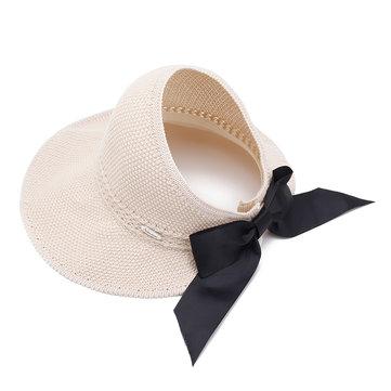 Chapeau haut de forme bowknot décoratif tissé à la main