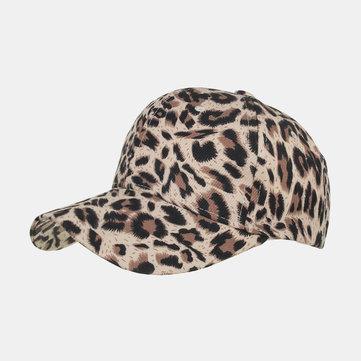 Leopard Baseball Cap Chapeau respirant Sun Hat