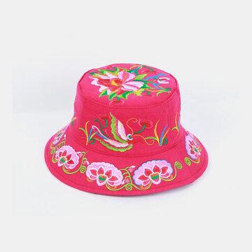 Dames chapeau rond chapeau complet chapeau brodé