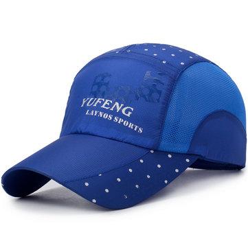 Casquette de baseball respirante d'été à séchage rapide