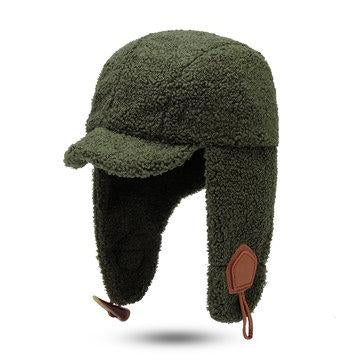 Chapeau d'agneau en cachemire et feng