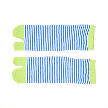 Chaussettes invisibles en coton respirant à rayures