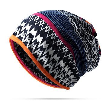 Bonnet élastique de style ethnique
