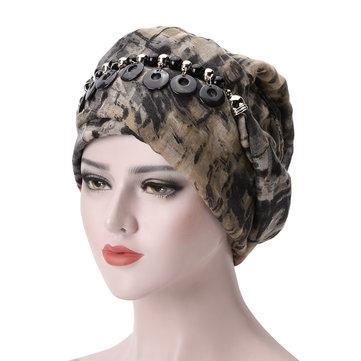 Chapeau de turban de cravate ethnique de collier de fil de Bali