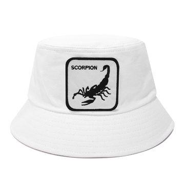 Chapeau de pêcheur en coton avec imprimé animal et chapeau de soleil scorpion