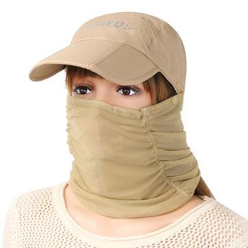 Casquette respirante crème solaire en soie camouflage