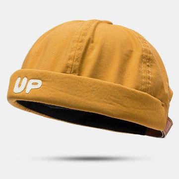 Chapeaux de crâne de chapeau de section mince de chapeau de hip hop avec les lettres UP