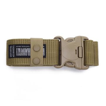 Ceinture tissée à boucle en plastique