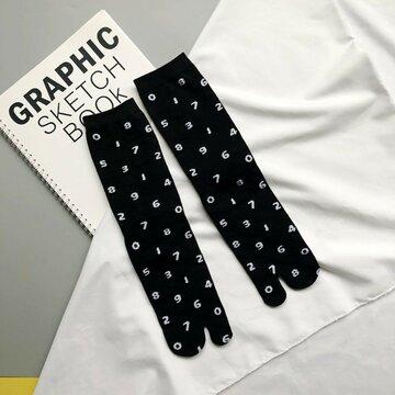 Chaussettes en coton Chaussettes pour doigts Sabots pour doigts Chaussettes courtes pour tongs