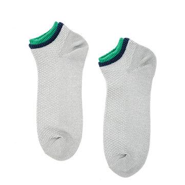 Chaussettes de bateau respirantes de couleur unie