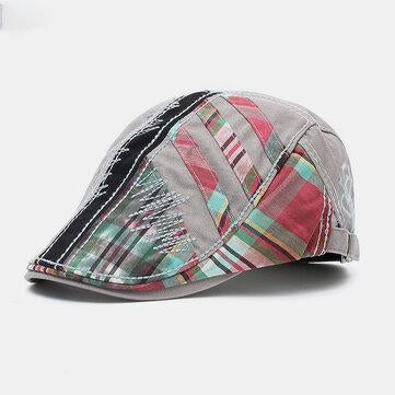 Visière Gorras casquette gavroche camouflage en coton béret de couleur assortie