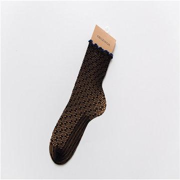 Chaussettes creuses en dentelle