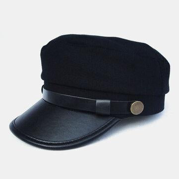 Bérets en laine Chapeaux de chauffeur de taxi chaud Casquette Gavroche Gavroche Casquettes plates