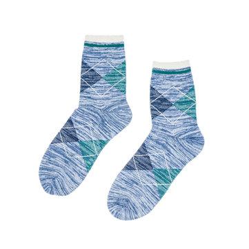 Chaussettes mi-longues à patchwork