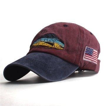 Casquette de baseball unisexe en coton lavé d'été
