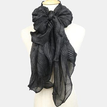 Hijab ethnique turban musulman en soie de couleur unie