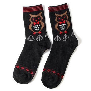 Chaussettes mignonnes de style chinois en laine chaude douce