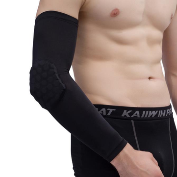1Pcs Manchon de Bras Bon lastique En Lycra Anticollision De Coude Pour Basket Et Sport