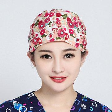 Bonnet en coton imprimé