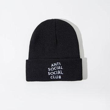 Imprimer Bonnet en laine tricoté Skull Cap Beanie avec lettre