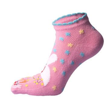 Cartoon Rabbit Five Toes Ankle Socks