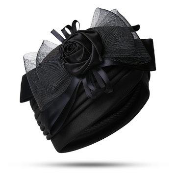 Bonnet en foulard avec foulard