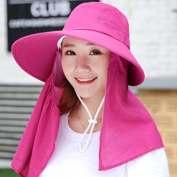 Chapeau de musc pour visage couleur unie solaire