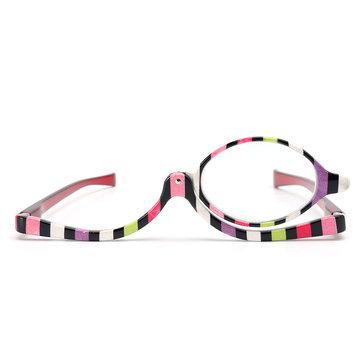Lunette loupe cosmétique à maquillage avec verre de rotation
