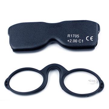 Verres optiques presbytes de clip de nez de silicone