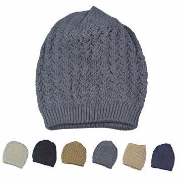 Women Knit Autumn Ski Cap Skull Outer Keep Warm Beanie Crochet Beanie