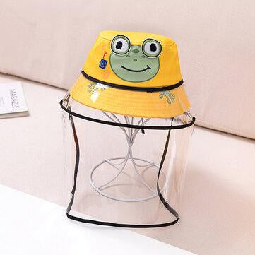 Chapeau de pêcheur anti-poussière pour enfants Little Frog