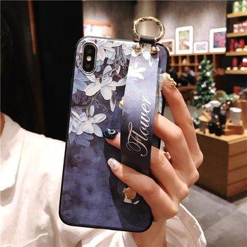 Etui de téléphone style fleur vintage