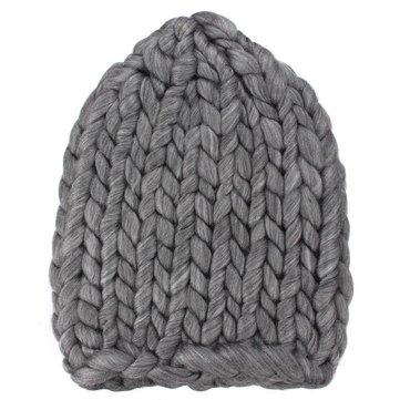 Bonnet Gorro Bonnet en Crochet Dome Bonnet Stéréo Triangle Chunky