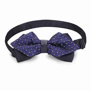 Noeud papillon commercial formel masculin The Groom Sharp Corner Accessoires de mariage en polyester