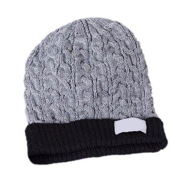 Bonnet hiver en tricot unisexe crâne bandana casquette surdimensionnée casquette sport