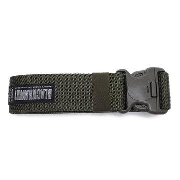 Ceinture tissée à boucle en plastique