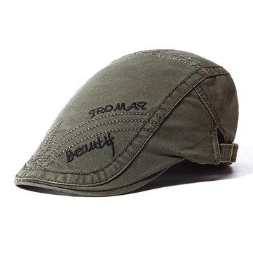 Chapeau de voyage en bonnet en coton à rayures d'automne Sunshade