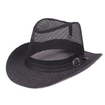 Chapeau de cowboy de chapeau de cowboy de jazz de chapeau de melon de chapeau de jazz respirant extérieur