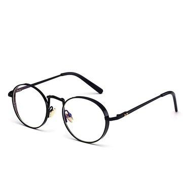 Lunettes à lentille claire pour ordinateur rétro en métal léger