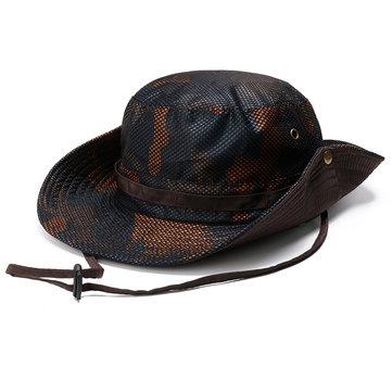 Casquette pare-soleil pliable camouflage à séchage rapide