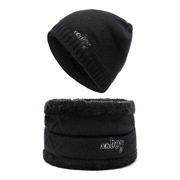 Bonnet écharpe en laine d'hiver