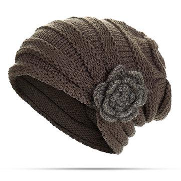Bonnet ethnique tricoté en laine