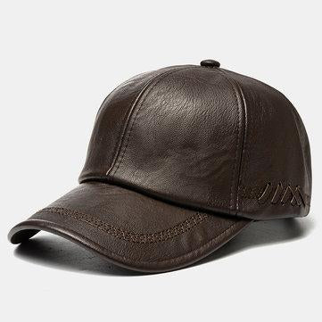 Casquettes de baseball vintage en cuir PU avec personnalisation