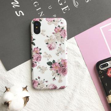 Vogue Floral TPU Phone Case Couverture arrière