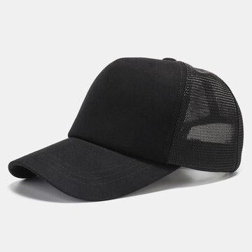Chapeau réglable de casquette de baseball en maille de couleur unie respirant