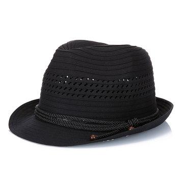 Chapeau Jazz à rayures solides en polyester