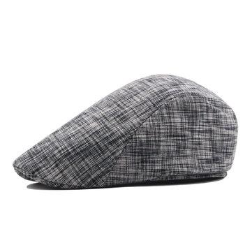 Béret en coton à rayures