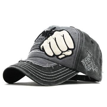Casquette de baseball ajustable usée lavable et polyvalente