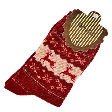 Chaussettes de Noël Santa Chaussettes de Noël Elk